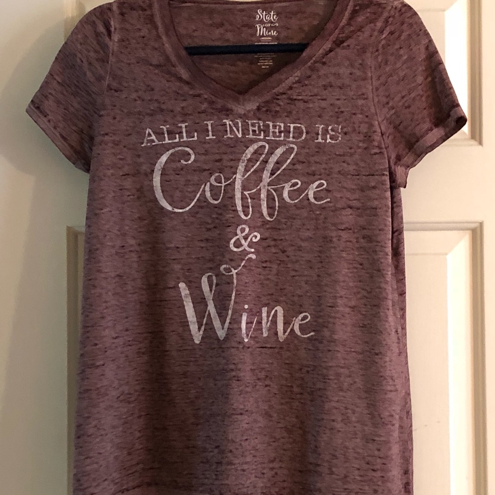 Burgundy Coffee Shirt - Picture 1 of 3